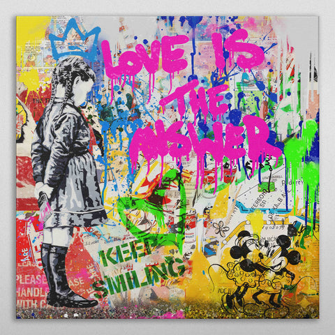 Love is the answer- Keep smiling