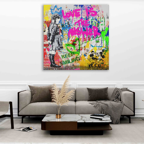 Love is the answer- Keep smiling