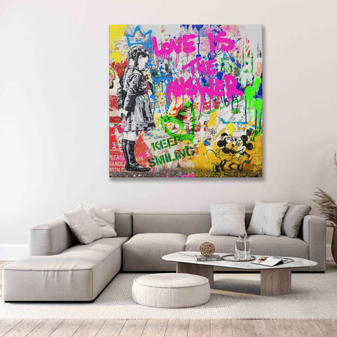 Love is the answer- Keep smiling