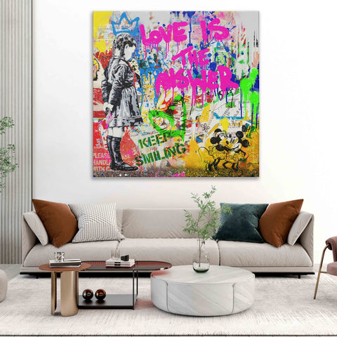 Love is the answer- Keep smiling