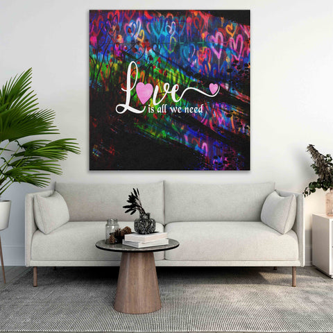 Love is all we need with hearts