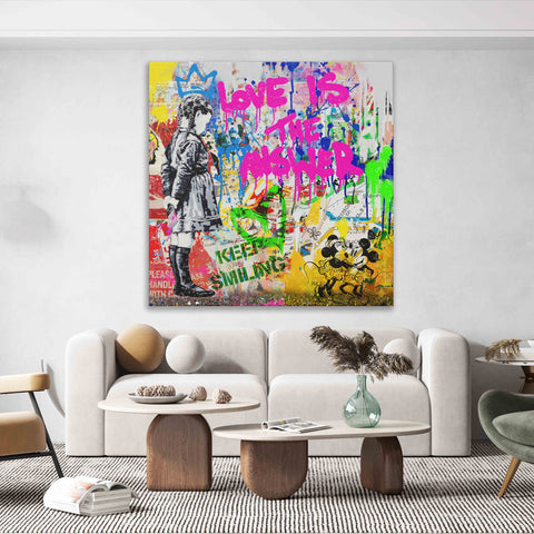 Love is the answer- Keep smiling