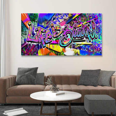 Street Wall Life is Beautiful