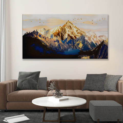 Golden Blue Landscape