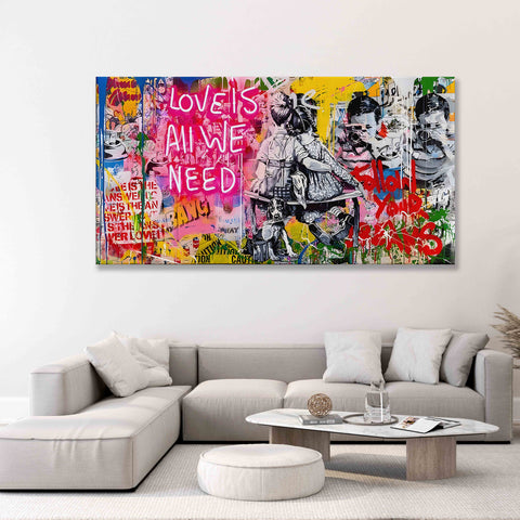 LOVE IS ALL WE NEED Graffiti