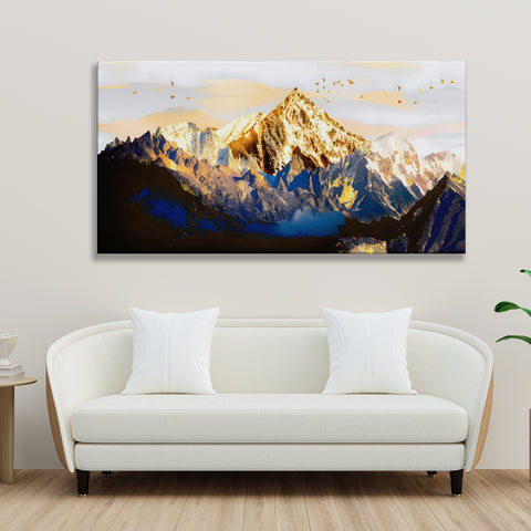 Golden Blue Landscape