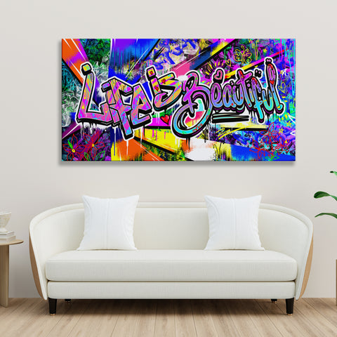 Street Wall Life is Beautiful