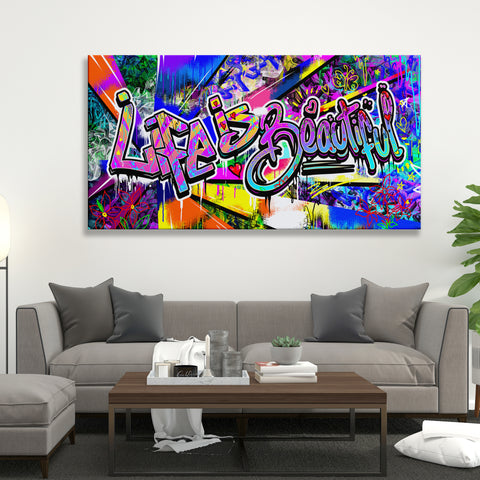 Street Wall Life is Beautiful