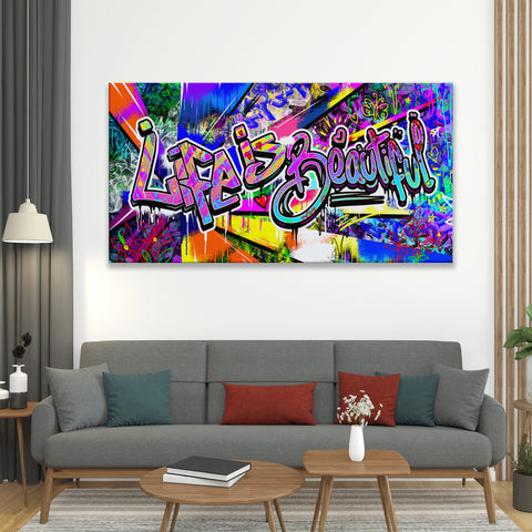 Street Wall Life is Beautiful