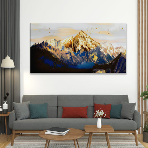 Golden Blue Landscape