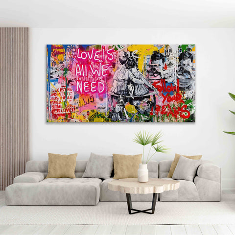 LOVE IS ALL WE NEED Graffiti