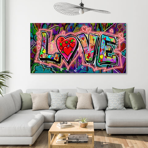 STREET WALL LOVE NEON