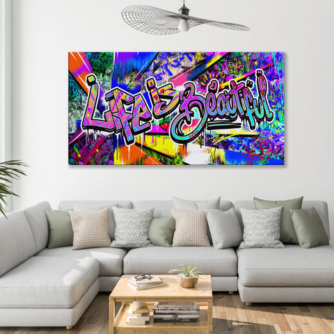 Street Wall Life is Beautiful