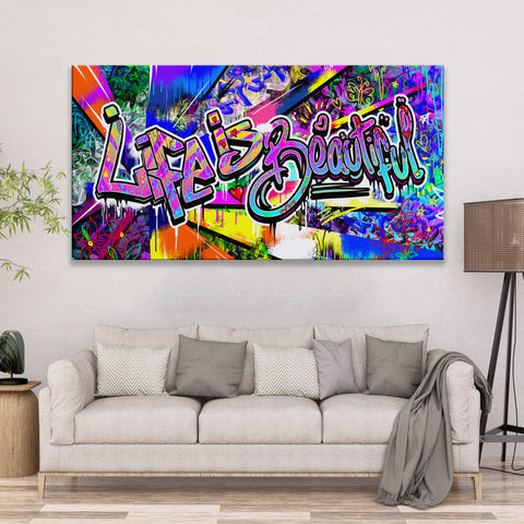 Street Wall Life is Beautiful