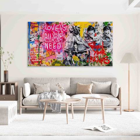 LOVE IS ALL WE NEED Graffiti
