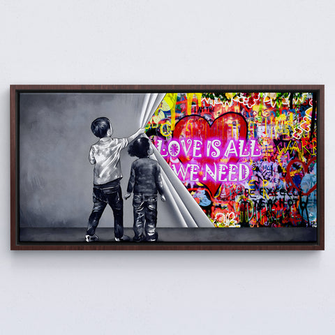 Unveiling love is all we need