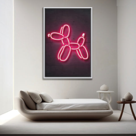 Neon Balloon Dog