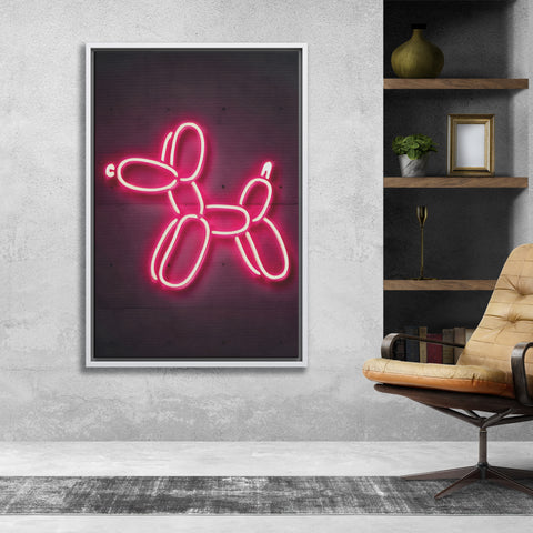 Neon Balloon Dog
