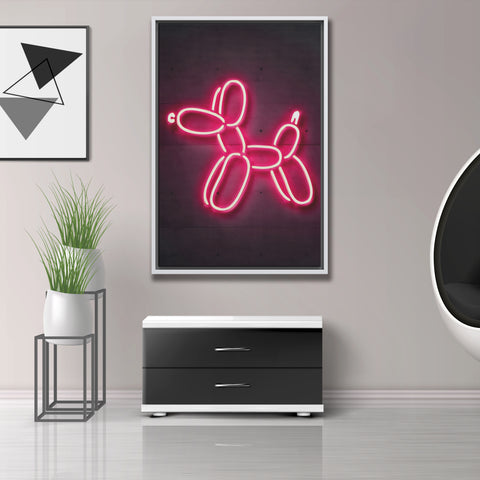 Neon Balloon Dog