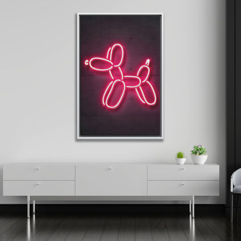 Neon Balloon Dog