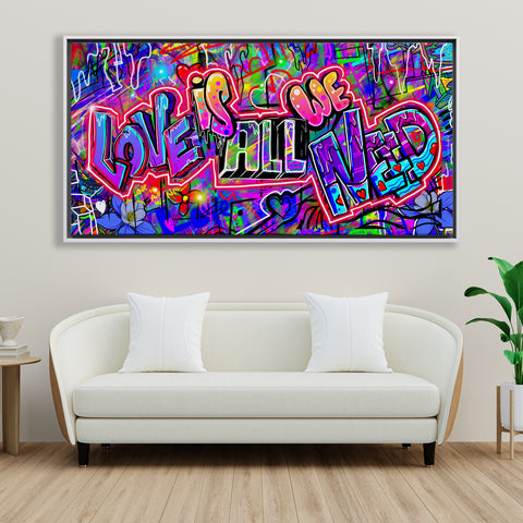 LOVE IS ALL WE NEED STREET WALL