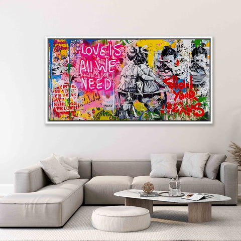 LOVE IS ALL WE NEED Graffiti