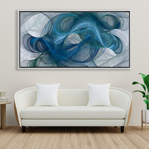 Abstract Blue Hair