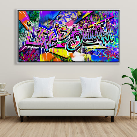 Street Wall Life is Beautiful