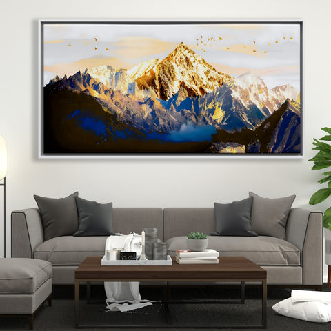 Golden Blue Landscape