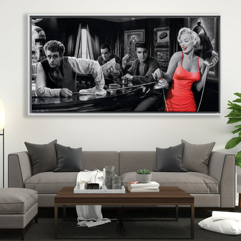Elvis Presley and Marilyn Monroe