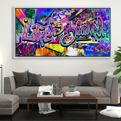 Street Wall Life is Beautiful