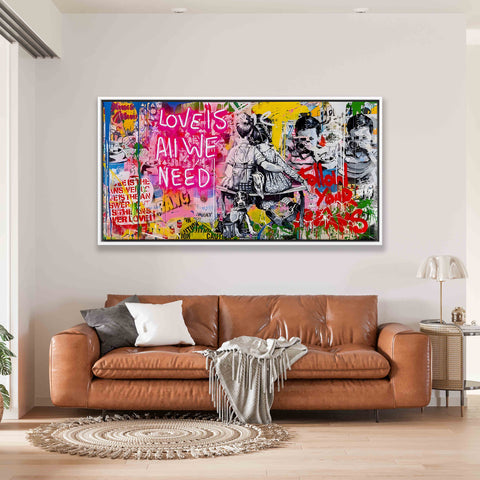 LOVE IS ALL WE NEED Graffiti