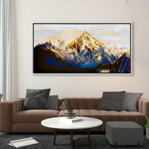Golden Blue Landscape