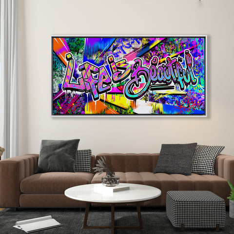 Street Wall Life is Beautiful