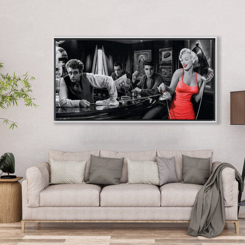 Elvis Presley and Marilyn Monroe