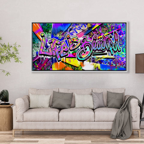 Street Wall Life is Beautiful