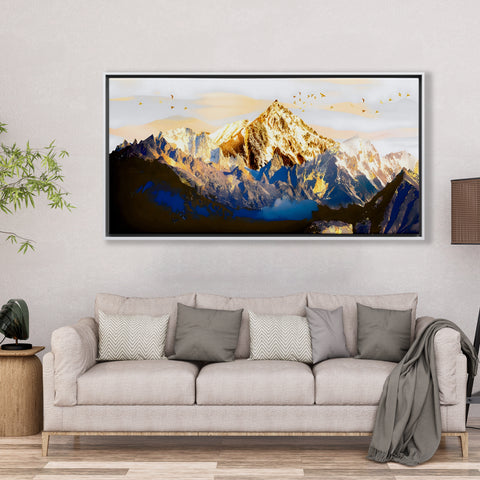 Golden Blue Landscape