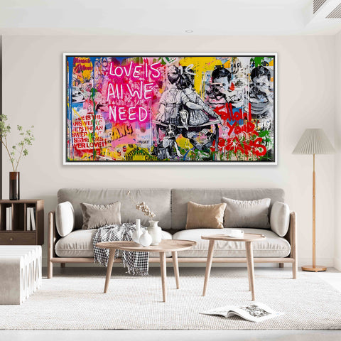 LOVE IS ALL WE NEED Graffiti