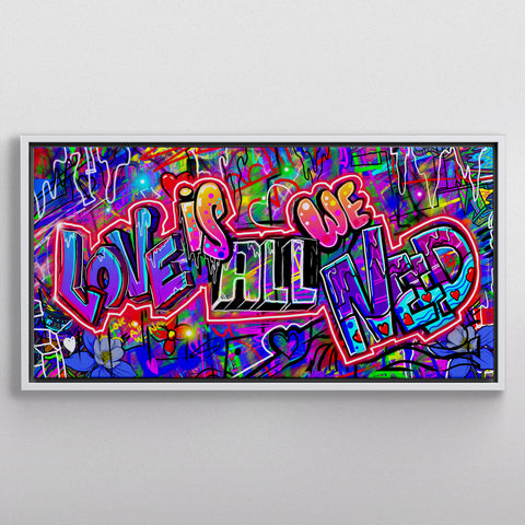 LOVE IS ALL WE NEED STREET WALL