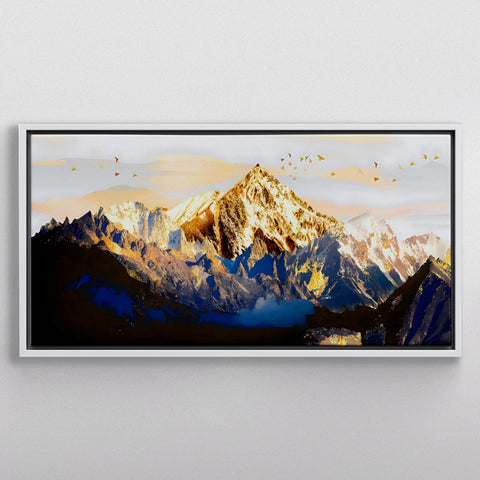 Golden Blue Landscape