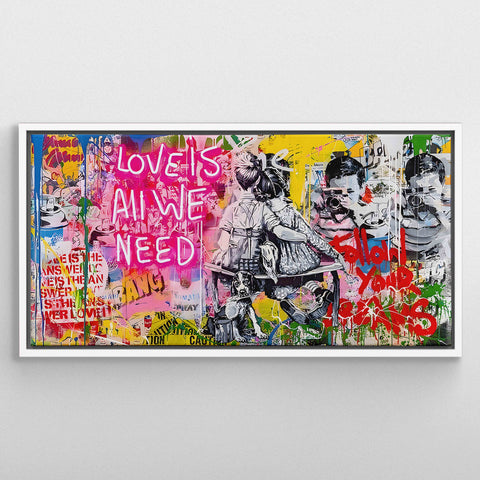 LOVE IS ALL WE NEED Graffiti