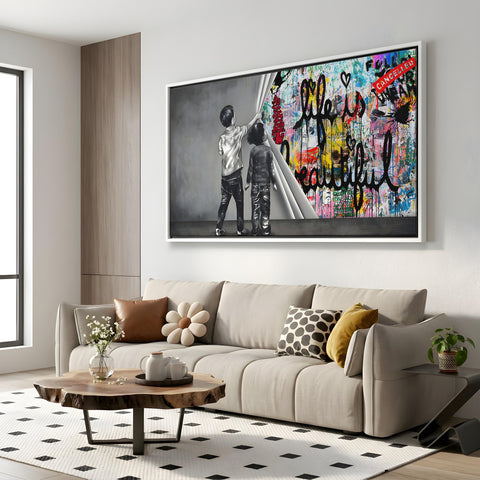 Unveiling life is beautiful graffiti