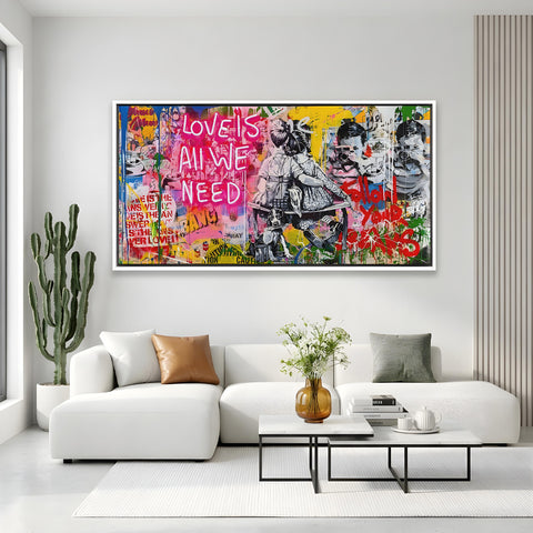 LOVE IS ALL WE NEED Graffiti