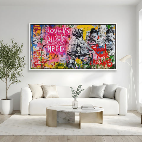 LOVE IS ALL WE NEED Graffiti