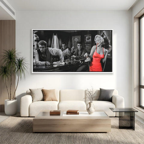 Elvis Presley and Marilyn Monroe
