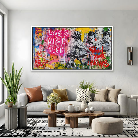 LOVE IS ALL WE NEED Graffiti