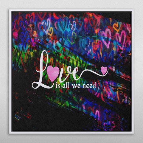 Love is all we need with hearts