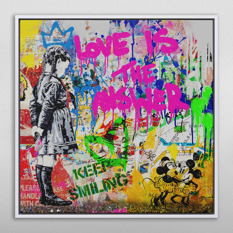 Love is the answer- Keep smiling