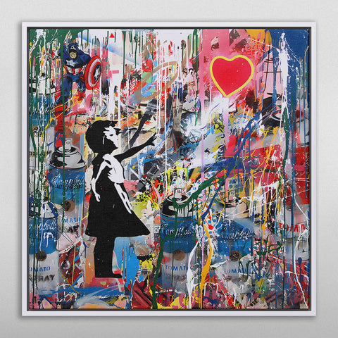 Banksy Style Art
