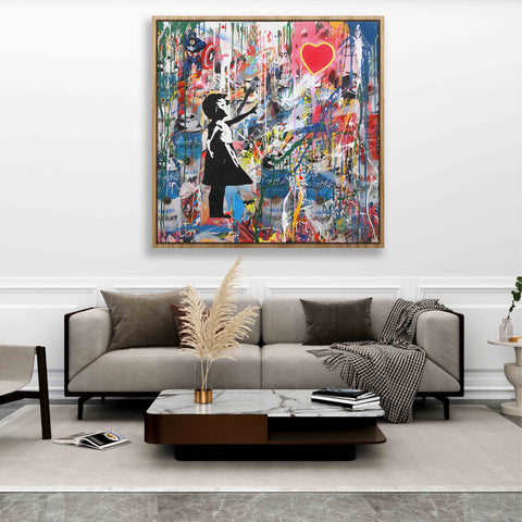 Banksy Style Art